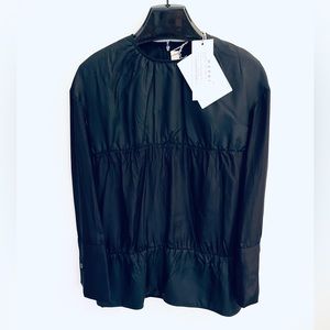 NWT MARNI BLACK NYLON AND SILK TOP